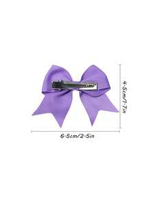 10/20pcs Random Color Puppy Hair Clips, Alligator Clips, Hair Pins, Headbands, Ribbed Ribbons, Dog Bow Hair Clips, Hair Accessories, Suitable For Daily Wear - Multicolor - View 3