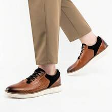 Men's Oxford Shoes Dress Shoes Men's Lightweight Lace-Up Fashion Shoes-20256688 - 棕色-05 - 查看 6