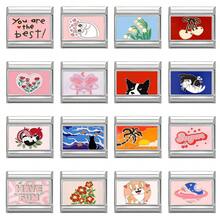 (Unassembled Product) 1 Pc DIY Creative Jewelry Accessories, Cartoon Cat Dog Animal Element DIY Bracelet Necklace Ring Anklet, Fashionable Exquisite Cute Handmade Modular Bracelet - M292313 - View 8