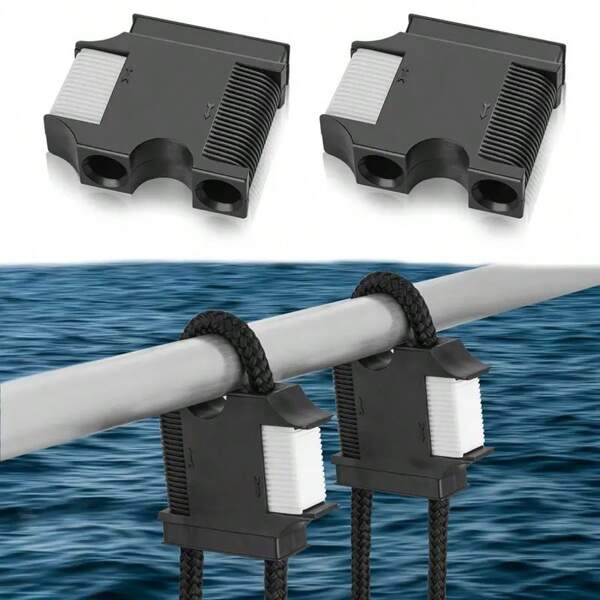 Quick-Release Boat Mudguard Hangers, Anti-Slip Grip, Adjustable Boat Mudguard Adjuster For Marine Anti-Collision Balls, Secure Boat Docking Accessory, Boat Accessories, Nautical Gear, Easy-To-Install Boat Bumper Clips, Beach Essentials, Beach Accessories, Pool Float