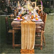 Velvet Table Runner 50cm * 305cm Luxurious Velvet Table Runner Christmas Thanksgiving Wedding Table Flag Suitable For New Year Bride Gift Giving Party