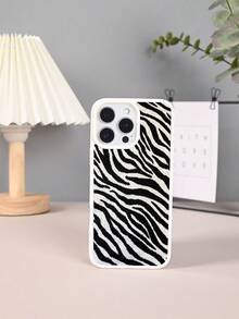 GALLAPLE Zebra Print Magnetic Phone Case, Stylish And Wild,Made Of Soft Material That Is Drop-Proof, Shock-Proof, And Scratch-Resistant, It Is Dirt-Resistant And Durable, Compatible With IPhone 17Promax/17Pro/17AIR/17/16Promax/16Pro/16Plus/16/15Promax/15Pro/15Plus/15/14Promax/14Pro/14Plus/14/13Promax/13Pro/13/12Promax/12Pro/12/11Promax/11Pro/11/XSMAX/X/XS - 黑色 - 查看 6