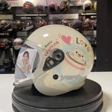 Bicycle Helmets - Khaki White Star Cup - View 2