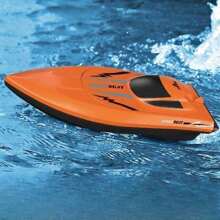 1 件遥控高速双马达防水遥控船 - 远程控制、灵活转向、遥控玩具、儿童玩具、节日/生日礼物、玩具、游戏 - 彩色 - 查看 6