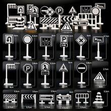 ABS Play & Learn Traffic Signs – 18-Piece Educational Toy With 4 Color Options