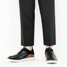 Men's Oxford Shoes Dress Shoes Men's Lightweight Lace-Up Fashion Shoes-20256688 - 黑色-01 - 查看 2