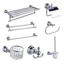 Bathroom Shelves & Corner Shelves - 銀色浴巾架 - 查看 6