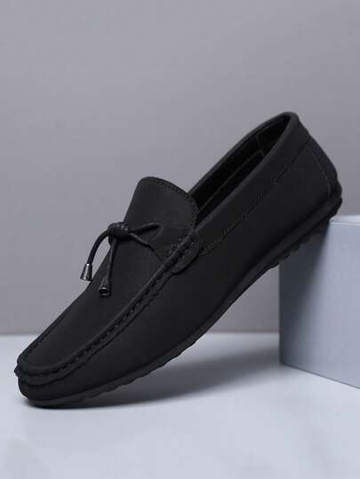 Mocasines casuales para hombres, moda coreana, zapatos versátiles para conducir, elegancia de dinero viejo en otoño