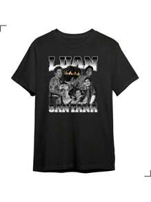 Camiseta Luan Santana Deja Vu Vintage Meteoro Cantor Album