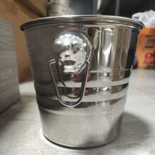 1pc 5L Stainless Steel Ice Bucket, Bar/KTV/Camping Champagne Bucket, Beer/Wine/Beverage Cooler, Creative Ice Bucket, Perfect For Bar, Party, Kitchen, Gatherings, Ice Storage - Multicolor - View 6