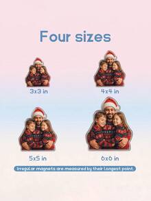 1 قطعة مغناطيس ثلاجة شخصي مخصص بصور، هدايا صور عائلية شخصية، مغناطيسات ثلاجة مع صور، مغناطيسات ثلاجة مخصصة، مغناطيسات ثلاجة بصور كلاب وقطط مميزة، مغناطيسات ثلاجة أكريليك بأشكال غير متماثلة، ديكورات منزلية دافئة وجميلة وخاصة، هدايا شخصية، هدايا عيد الزواج، هدايا خاصة، هدايا المناسبات، ديكور عيد الميلاد، لتدشين المنزل - متعدد الألوان - مشاهدة 9