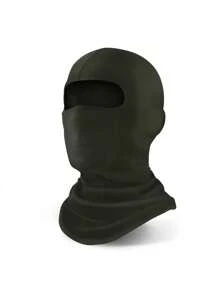 1pc/2pcs Unisex Solid Color Balaclava Face Mask, Suitable For Daily Use, Outdoor Travel, Hiking, Skiing, Cycling