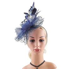 Butterfly Derby Hat - Classic Cocktail Tea Party Headband Hats With Hair Clip, 1920s Fascinators For Women Vintage Bridal Wedding Headpiece, Hair Band, Hair Hoop, Autumn