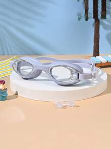 1 Set Of Children's Anti-Fog High-Definition Swimming Goggles, Waterproof And Anti-Fog High-Definition Professional Diving Goggles Swimming Equipment - Silicone Waterproof Swimming Goggles, Professional Training Swimming Goggles