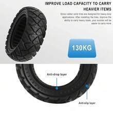 9*3.0-5.5耐磨实心轮胎适用于KUGOO新款Ku G2 Pro电动滑板车防刺穿替换轮 - 黑色 - 查看 5