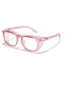 1 副时尚安全眼镜，透明防雾防刮防护眼镜，男女皆宜 - 無色 - 查看 12