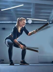 二合一无线战绳系统：一款用于肌肉训练的便携式力量和有氧训练器 - 一款适合运动员、拳击手和家庭健身房的燃烧、有氧和协调工具