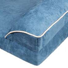 1 件多尺寸矫形宠物床垫，适合猫狗四季使用，可拆卸和清洗，最大支撑重量 74 磅 - 藍色 - 查看 7