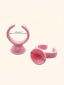 Lash Glue Holder, Blooming Flower Eyelash Extension Adhesive Tray For Makeup Use - Multicolor - View 5