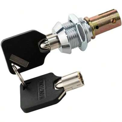 1 Set Toolbox Lock With KeysTubular Lock And Key Set For Cabinets Furniture And Tool Boxes Replacement Drawer Locks Secure Linkage Insert Locks Easy Install