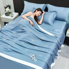 Duvet Covers Sets - 精品--字母--湖蘭灰 - 查看 1