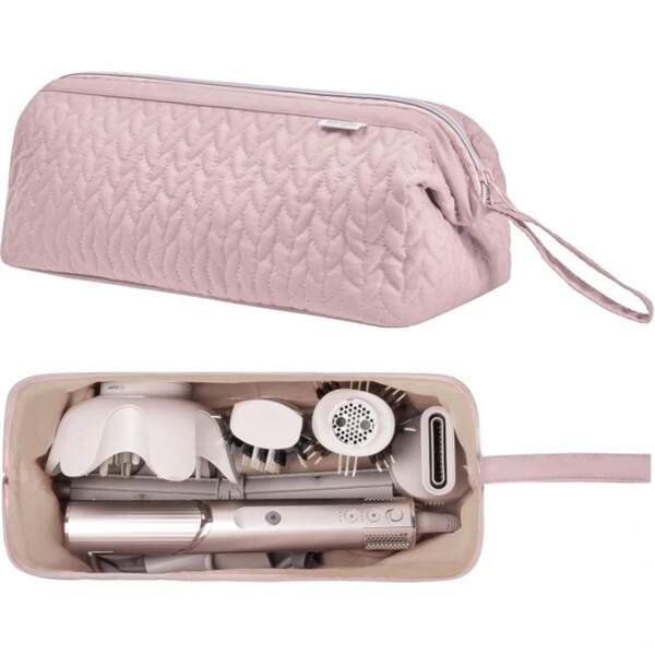 Travel Storage Bag, Styling Tool Makeup Storage Pouch, Hair Dryer Curling Iron Accessories Storage Bag, Multifunctional Portable Travel Protection Set