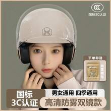 Bicycle Helmets - 3C Certification - Ice Powder Bear [Anti-fog] Dual Mirror - View 5