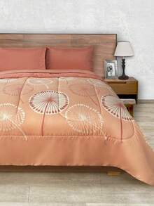 Home Elephant Extra Soft Microfiber Duvet Set For Double And King Size With Sheets Included, Various Models - Orange - View 3