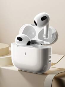 Auriculares inalámbricos, diseño intrauricular, reducción de ruido, calidad de sonido estéreo Hi-Fi, sin retraso, sensor táctil, apto para deportes, compatible con Android/iOS y otros teléfonos inteligentes