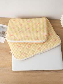 Modisch, einfach und süß, bedruckter iPad-Beutel, Laptoptasche, Notebook-Schutzhülle, geeignet für 11-Zoll/13-Zoll iPad, Laptopspeicherung, ideal für den Arbeitsweg, Geschäftsreisen und die perfekte Wahl als Geschenk für Freunde und Kollegen. Schulanfang Schulsachen Tasche für Schularbeit Laptoptasche für Frauen Kompatibel mit Macbook Case College Essentials Laptophülle