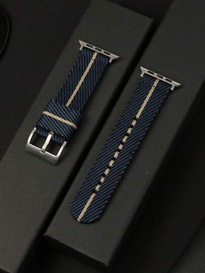 Dây đeo đồng hồ nylon tương thích với Apple Watch 38/40/41/42/44/45/46/49mm, tương thích với 11 9 8 7 6 5 4 3 3 SE, phụ kiện đồng hồ đeo tay.