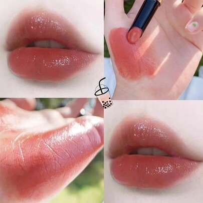 COLORROSE Colorrose Black Slim Tube Lipstick Rich Vibrant Color Pigmented Silky Texture Matte Texture Lightweight Moisturizing Shine Long Lasting Glossy Perfect For Women Girl Female Daily Use Party Gift