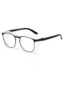 1 副时尚安全眼镜，透明防雾防刮防护眼镜，男女皆宜 - 無色 - 查看 10