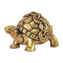Brass Turtle Home Decor: Adorable Brass Turtle Statue, No Electricity Needed, Suitable For Living Room And Office, Perfect Gift For Animal Lovers And Home Decor Enthusiasts - Gold - View 6