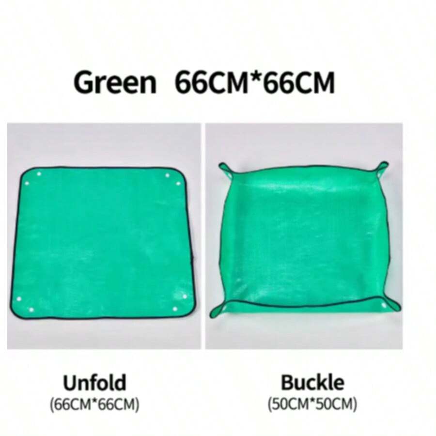 Tapete de plantio de 1 peça, 50cm-100cm, almofada de jardinagem, dobrável, para vaso de flores, transplante de plantas, tapetes à prova d'água