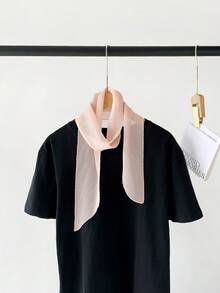 1 优雅女士多色 Finale 轻质云纱毛巾小长围巾，轻质涤纶女士颈饰，面料柔软，情人节礼物多用途头巾、披肩头巾、沙滩巾、发饰头巾、发带、头饰，非常适合装扮您！ - 多色壓軸 - 查看 16