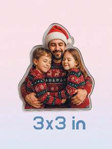 1 قطعة مغناطيس ثلاجة شخصي مخصص بصور، هدايا صور عائلية شخصية، مغناطيسات ثلاجة مع صور، مغناطيسات ثلاجة مخصصة، مغناطيسات ثلاجة بصور كلاب وقطط مميزة، مغناطيسات ثلاجة أكريليك بأشكال غير متماثلة، ديكورات منزلية دافئة وجميلة وخاصة، هدايا شخصية، هدايا عيد الزواج، هدايا خاصة، هدايا المناسبات، ديكور عيد الميلاد، لتدشين المنزل - متعدد الألوان - مشاهدة 10