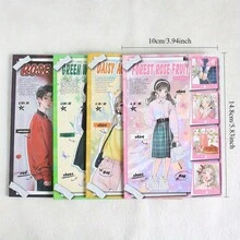 20 张 PET 粘性装饰贴纸书本透明创意 DIY 贴纸用于剪贴簿装饰垃圾日记用品贴纸，用于学校用品，返校 - 彩色 - 查看 3