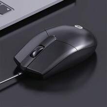 HP M260 有線遊戲滑鼠 高精準定位 USB即插即用 靜音微動 筆記型桌上型電腦通用 人體工學設計 持久耐用 - 黑色靜音款 - 查看 7