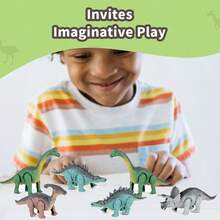 Dinosaur Walking Toy Without Batteries, Suitable For Children Over 3 Years Old, Safe And Fun Educational Toys, Stimulate Imagination And Hands-On Ability. - Nhiều màu - Xem 7