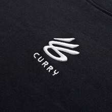 Under Armour Curry Heavyweight Logo Tee Short Sleeve Crew Neck Men's Training Running 1387107-001 - Black - View 4