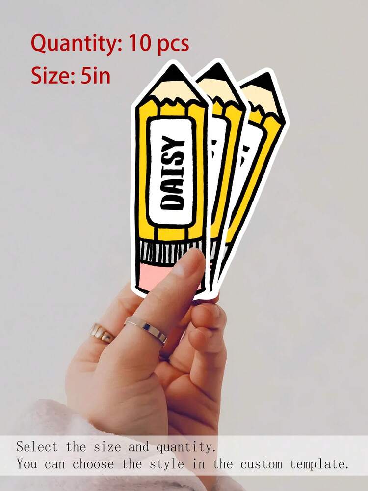 Bộ 100/50/20/10/1 miếng dán hình hoạt hình tùy chỉnh, nhãn sách, nhãn dán bút chì và bút màu in tên tùy chỉnh, nhãn dán dành cho giáo viên, nhãn dán tựu trường, nhãn dán bút chì, thích hợp làm quà tặng ngày lễ, có thể tái sử dụng, hiện đại, nhiều màu sắc, dễ thương, cổ điển, hoạt hình, Kawaii, thích hợp cho nhân viên, khách hàng, học sinh, dùng trong kinh doanh/công việc/văn phòng, trường học, không khí nghỉ lễ, học sinh trung học cơ sở, trung học phổ thông, sinh viên năm nhất và năm hai đại học. - Nhiều màu - Xem 15