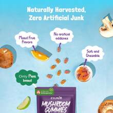 Ashwagandha Natural Mushroom Gummies - Meticulously Selected Ingredients Such As Cordyceps And Lion's Mane Mushroom, Vegan - Friendly With No Burden. - 1袋 - 查看 2