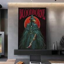 1 件/3 件墙面艺术海报可选框架墙面装饰，房间装饰黑暗猎人 B-血源游戏海报高清艺术防水家居客厅卧室酒吧美学装饰 - 彩色 - 查看 51