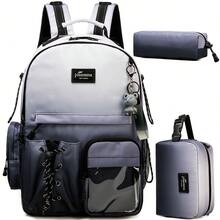 3PCS Kids Backpack Set With Multi-Pocket School Bag Lunch Box And Pencil Case Leather Design For Daily Use In Class Travel Back To School - View 1