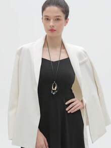 1pc Vintage Zinc Alloy Circle Charm Necklace For Men For Daily Decoration