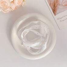 1pc Fashionable Colorful Crinkled Chiffon Data Cable Protector Sleeve With Rhinestones, Compatible With Apple Type-C & Android Cables Nan Charger Accessories Phone Accessories - Multicolor - View 8