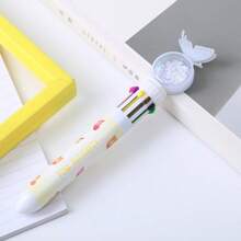 1/3/4 Stücke Dopamin Schmetterling Pailletten Kugelschreiber, 10-Farben Kugel Kugelstifte zum Ausmalen, Journaling, als Schul- und Partygeschenk, Schreibwaren, Partyfavors
