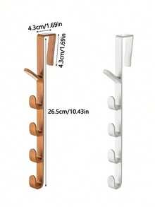 1 Stück / 10 Stücke Übertür-Langhaken, Taschenhängerregal, Kleideraufhänger zum Aufhängen für Wohnheim, wandmontierter Organizer, Großhandel Hutaufbewahrungswunder