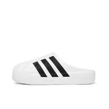 Adidas Originals AdiFOM SUPERSTAR MULE Comfortable & Durable Slide Sandals, Unisex, White & Black - White - View 1
